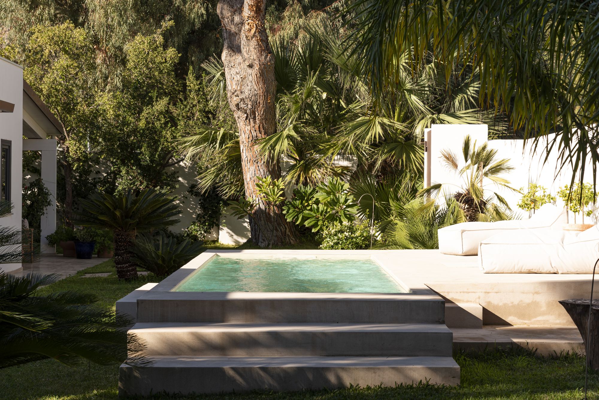 Piscina immersa nel verde